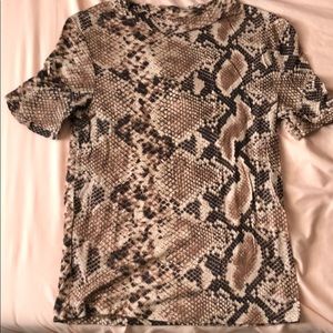 Snake print tshirt
